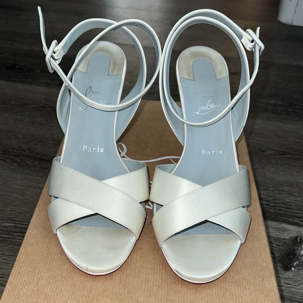 Christian louboutin bridal shoes